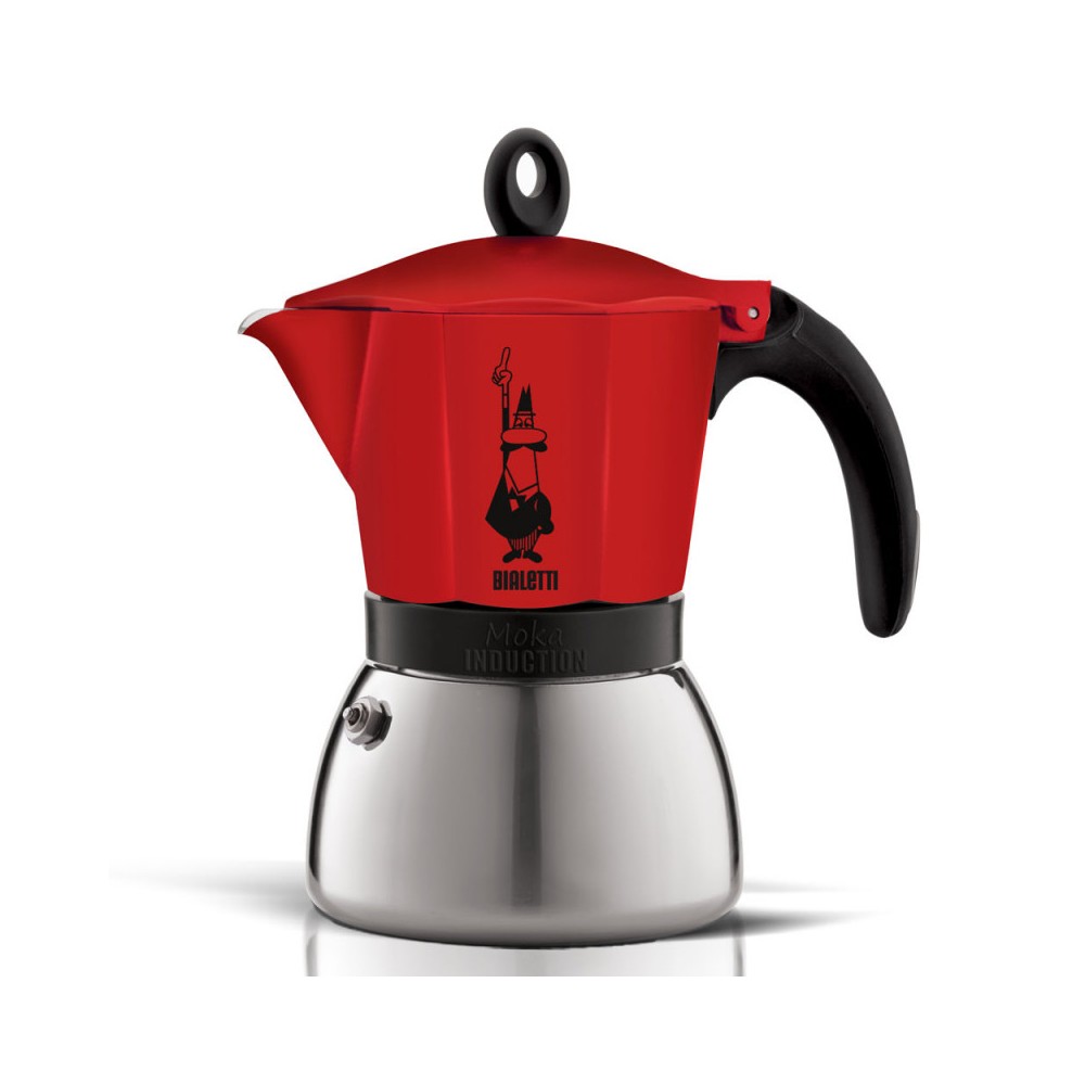 CAFETIERE NEW MOKA INDUCTION ROUGE 6T